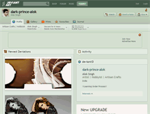 Tablet Screenshot of dark-prince-alok.deviantart.com
