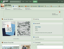Tablet Screenshot of just-miya.deviantart.com