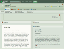 Tablet Screenshot of oromos99.deviantart.com
