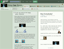 Tablet Screenshot of disney-stage-shows.deviantart.com