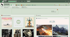 Desktop Screenshot of crowsrock.deviantart.com