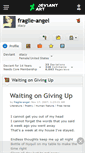 Mobile Screenshot of fragile-angel.deviantart.com