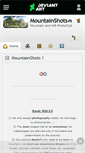 Mobile Screenshot of mountainshots.deviantart.com