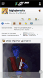 Mobile Screenshot of higheternity.deviantart.com