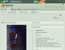 Tablet Screenshot of higheternity.deviantart.com