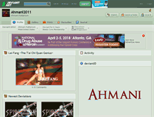 Tablet Screenshot of ahmani2011.deviantart.com
