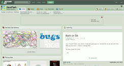 Desktop Screenshot of daveflash.deviantart.com