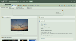 Desktop Screenshot of cassi-opeia.deviantart.com