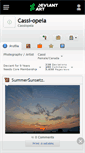 Mobile Screenshot of cassi-opeia.deviantart.com