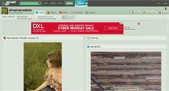 Desktop Screenshot of afreaknamedallie.deviantart.com