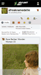 Mobile Screenshot of afreaknamedallie.deviantart.com