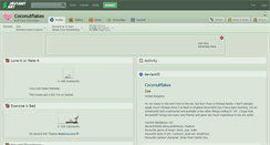 Desktop Screenshot of coconutflakes.deviantart.com