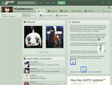 Tablet Screenshot of dgraymanlove.deviantart.com