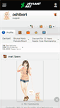 Mobile Screenshot of oshibori.deviantart.com