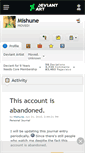 Mobile Screenshot of mishune.deviantart.com