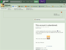 Tablet Screenshot of mishune.deviantart.com