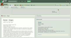 Desktop Screenshot of nemet.deviantart.com