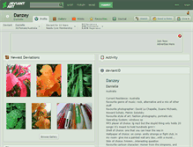 Tablet Screenshot of danzey.deviantart.com