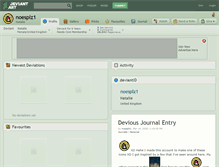 Tablet Screenshot of noesplz1.deviantart.com