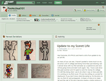 Tablet Screenshot of foxmccloud101.deviantart.com