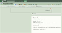 Desktop Screenshot of crazyzombiesquirrel.deviantart.com