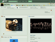 Tablet Screenshot of hot-twins.deviantart.com