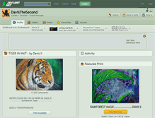 Tablet Screenshot of davisthesecond.deviantart.com