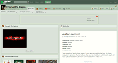 Desktop Screenshot of inhuman-the-dragon.deviantart.com