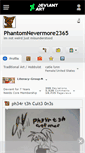 Mobile Screenshot of phantomnevermore2365.deviantart.com