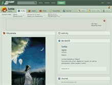 Tablet Screenshot of lunka.deviantart.com