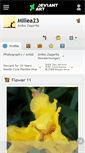 Mobile Screenshot of millea23.deviantart.com
