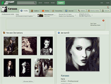 Tablet Screenshot of karaaaa.deviantart.com