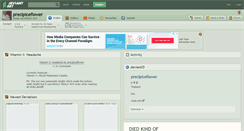 Desktop Screenshot of precipiceflower.deviantart.com
