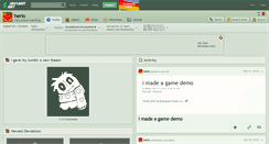 Desktop Screenshot of herio.deviantart.com