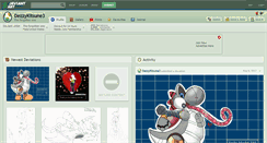 Desktop Screenshot of dezzykitsune3.deviantart.com