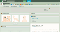 Desktop Screenshot of animebases4u.deviantart.com