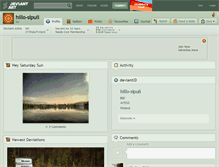 Tablet Screenshot of hillo-sipuli.deviantart.com