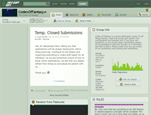 Tablet Screenshot of codexoffantasy.deviantart.com