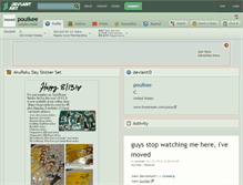 Tablet Screenshot of pouikee.deviantart.com