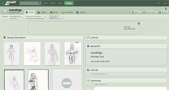 Desktop Screenshot of mandingo.deviantart.com