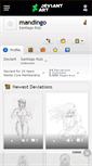 Mobile Screenshot of mandingo.deviantart.com