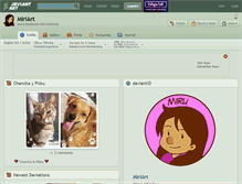 Tablet Screenshot of miriart.deviantart.com