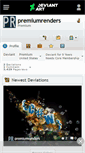 Mobile Screenshot of premiumrenders.deviantart.com