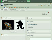 Tablet Screenshot of premiumrenders.deviantart.com