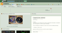 Desktop Screenshot of crashtefano.deviantart.com