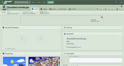 Desktop Screenshot of chocolatecoveredlupe.deviantart.com
