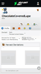 Mobile Screenshot of chocolatecoveredlupe.deviantart.com
