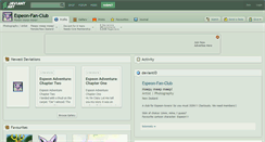 Desktop Screenshot of espeon-fan-club.deviantart.com