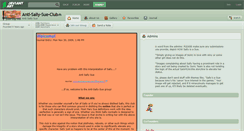 Desktop Screenshot of anti-sally-sue-club.deviantart.com