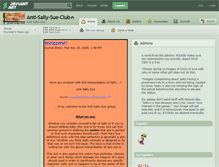 Tablet Screenshot of anti-sally-sue-club.deviantart.com